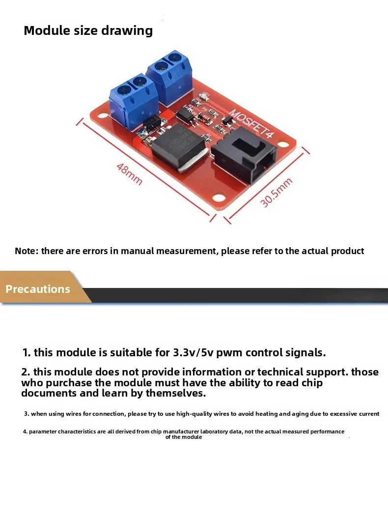 10pcs irf540n module optocoupler isolated mosfet electronic switch pwm motor speed control led dimming
