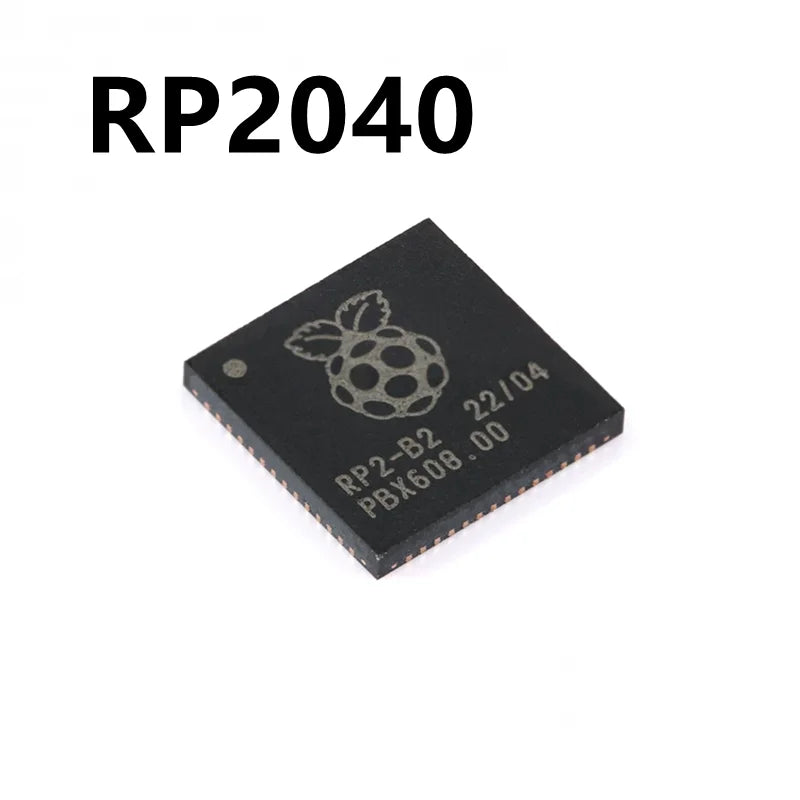 (10Pcs) 100% Brand New Original Genuine Rp2040 Smd Lqfn-56 Package Arm Cortex-M0 133Mhz Microcontroller Chip