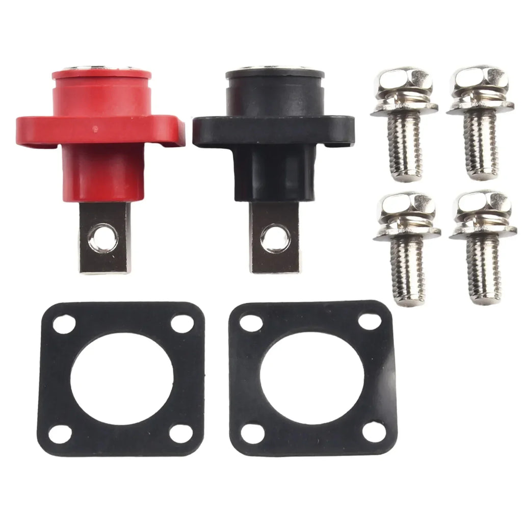 2Pcs 120A 150A 200A All-Copper Lithium Battery Terminal Connector Energy Storage Terminal Battery Connector Adapter High Current