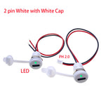 2/5PC USB C High Current Charging Socket with Nut Snap Lock Plate TYPE-C LED Lamp Female Type C Waterproof Female Connector Jack