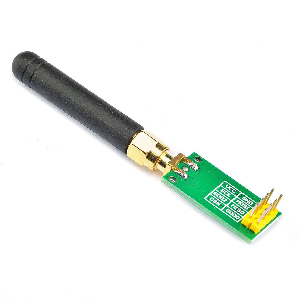 433 MHz Wireless Transceiver CC1101 with Antenna, RF Transceiver Module, 1.8–3.6V Long-Range Transmission Module