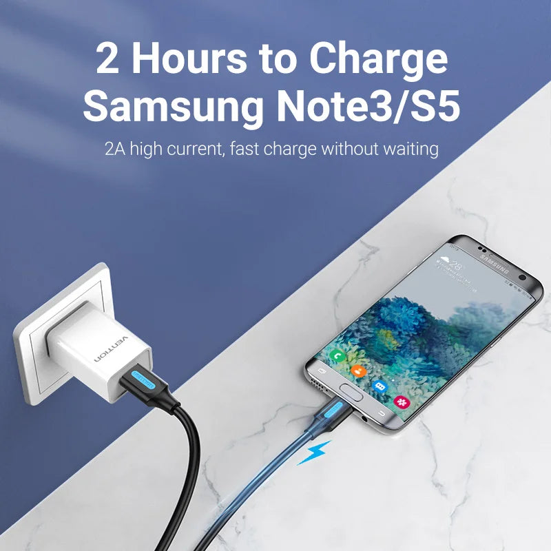 Vention Micro B Cable USB 3.0 2A to USB A Cable Data Transfer Fast Charger Cord for Hard Drive Samsung Micro B USB 3.0 Cable