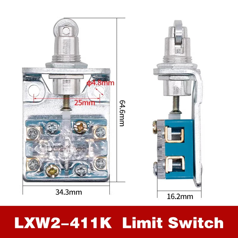 5pcs Silver Contact Micro Limit Switch LXW2-11 Travel Switch Contact Core For Machine Tool & Elevator Speed Governor LXK2-411K
