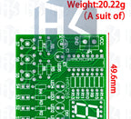 DIY Soldering Practice Training Module 7 Segment Display Decoder Circuit Board for Student Electronic Learning