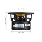 AIYIMA 1Pcs 4 Inch Full Range Speaker Unit 4 8 Ohm 25W Speaker Tweeter Woofer Aluminum Bullet Audio Home Theater Loudspeaker
