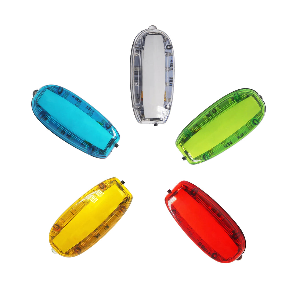 Blue Red Yellow Red Green Color LED Flashing Shoulder Lamp Light Alarm Patrol Warning
