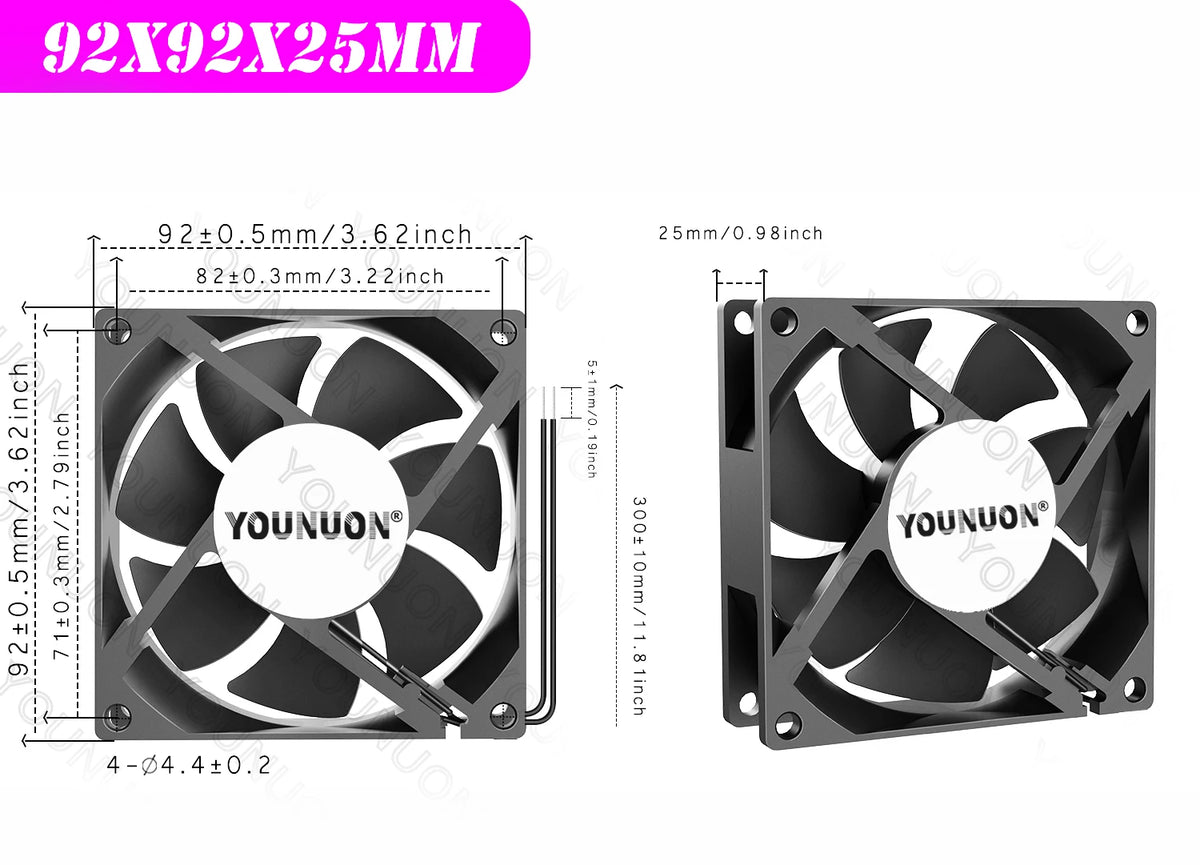 1PCS EC Brushless Fan 6025/8025/9225/12025/12038/12032 AC 110V 115V 120V 220V 240V Cooling Cooler Fan AC Axial Fan