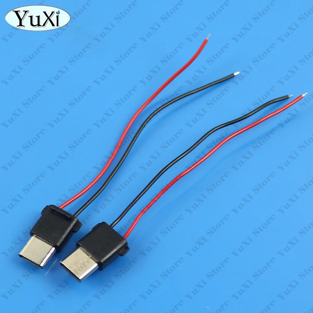 USB Type-C Waterproof Connector Male Female 2Pin Fast Charging Jack Port USB-C 4Pin Charger Plug Data Transmission Cable 3A 5V
