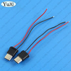 USB Type-C Waterproof Connector Male Female 2Pin Fast Charging Jack Port USB-C 4Pin Charger Plug Data Transmission Cable 3A 5V