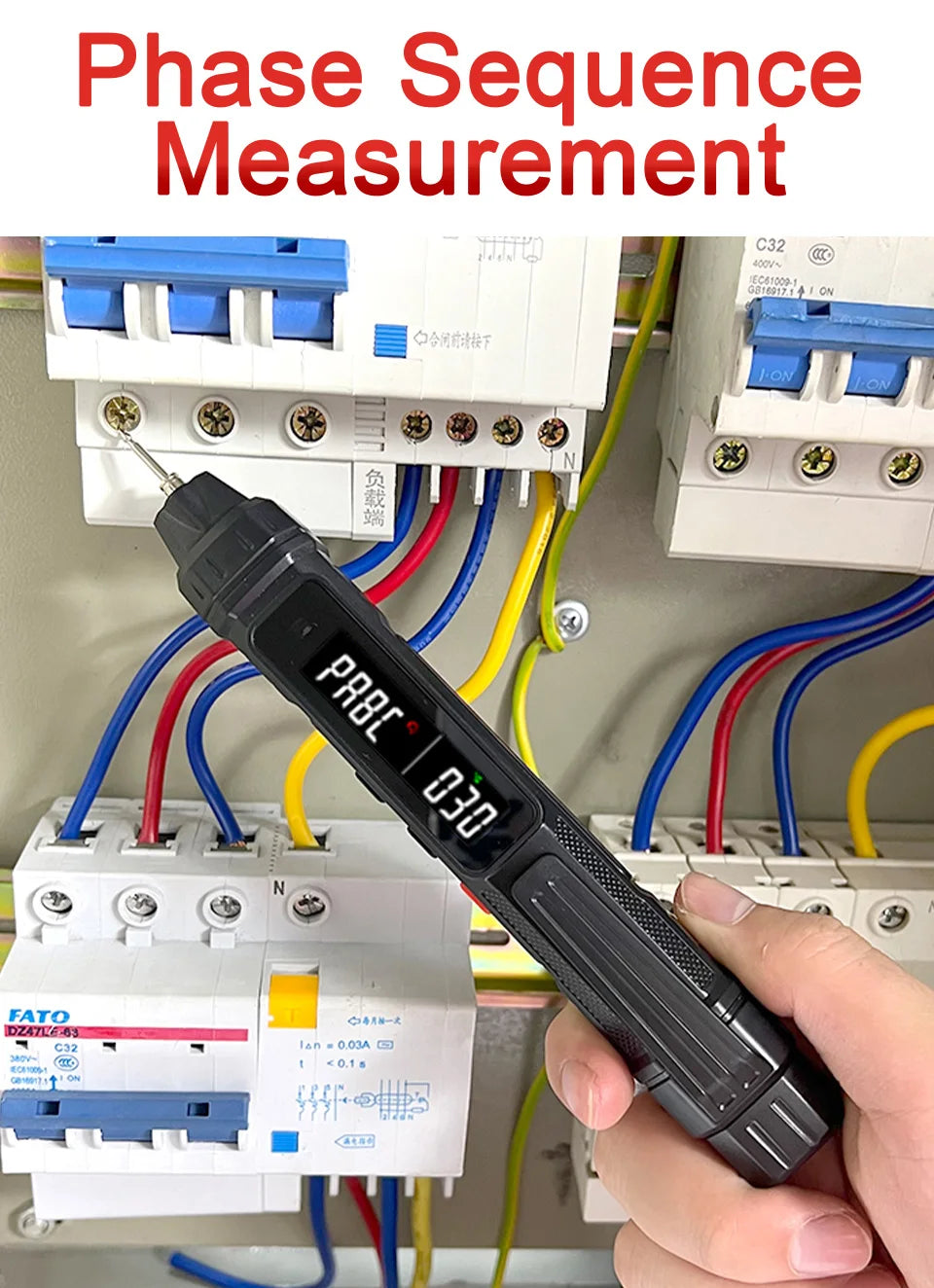 Smart Digital Multimeter 6000 Counts Non Contact High Precision Voltage Detector Pen Auto Range Capacitance OHm NCV Tester