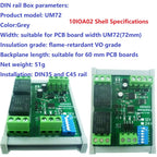 DC12V 1-12Ch Digital Switch DiDo Multifunction RS485 PLC IO Expanding Board Standard Modbus RTU Relay Module