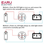 16mm Metal Push Button Switch Ring Lamp Power Symbol Buttons Waterproof Flat Head Momentary Latching LED Light Self-lock 1NO1NC