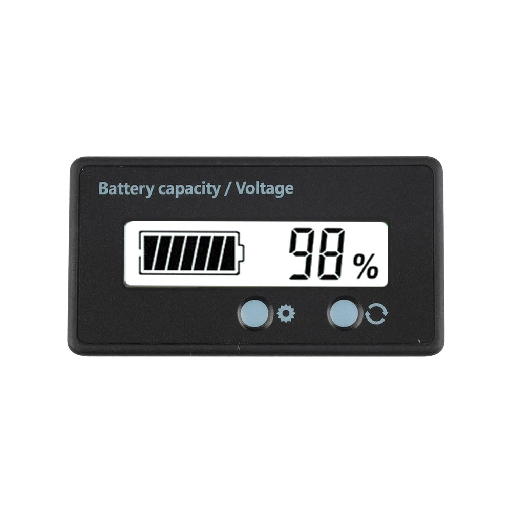 DC6-73V Battery Level Indicator Battery Remaining Charge Percentage Display Voltmeter High Precision Led Digital Display