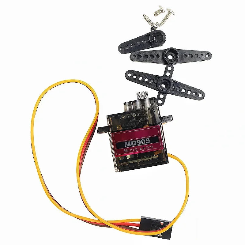 MG90S Servo 2/5/10 Pcs All Metal Gear 9g SG90 Upgraded Version For Helicopter Plane Boat Car RC Robot 180 360 Degree