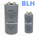 CD60 ABS motor starting capacitor 250V 50UF 75UF 100UF 150UF 200UF 300UF 400UF 600UF 800UF 1000UF 1200UF screw with terminal MFD