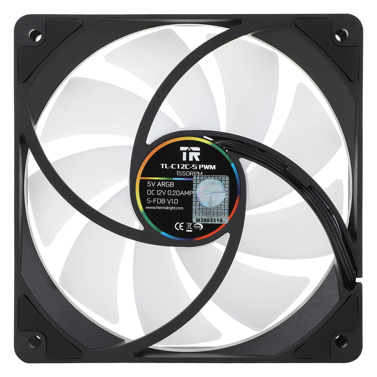 Thermalright TL-C12C 3 in 1 120mm Cooling Fan 5V ARGB gamer Adjust Speed Cooler argb Adjustable computer Case Fan ventilador
