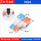 Fast Wiring Wire Connectors Splitter Terminal Blocks Quick Plug-in Connector Conductor Cable Junction Box
