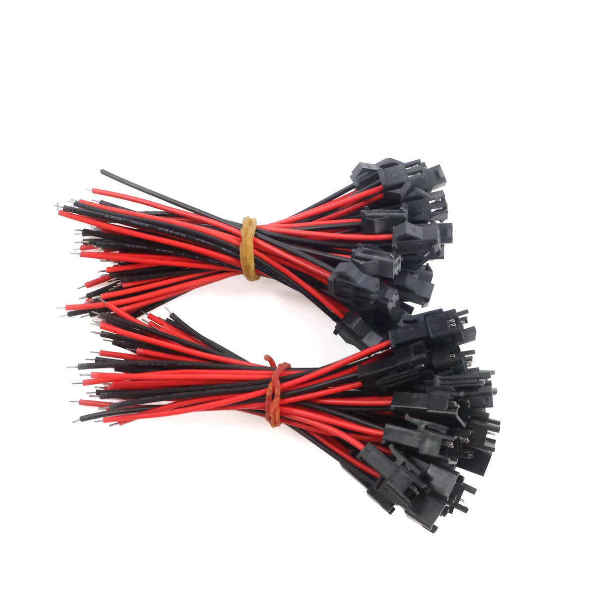 JST SM 2P Connector Cable Male to Female Plug Socket 22AWG 10cm Wire Adapter for LED Strip Light Lamp Driver 10Pairs