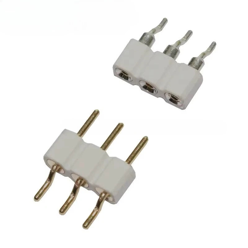 10/100pcs 2.54mm 2P/3P/4P/5P/8P Right Angle SMT Round Single Row 0.1" Pitch 1x40Pin Horizontal SMD Hole Socket Male Pin Header