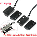 1-10Pcs PS-3150 Reed Switch Sensor PS3150 Normally Open NO Proximity Magnetic Door Window Contacts 30cm Wire Inductance Distance