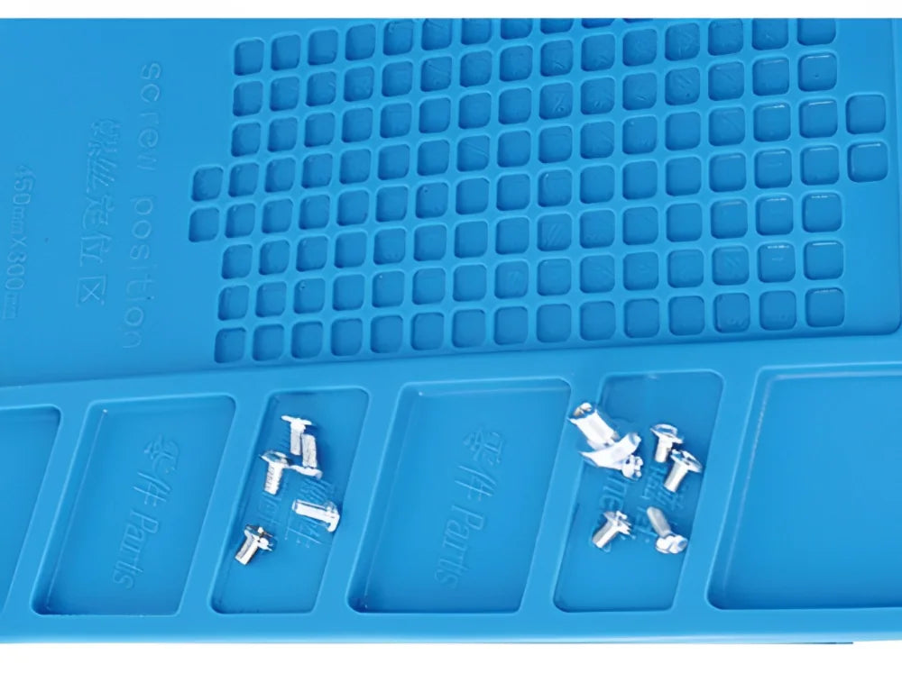 Silicone Soldering Mat ESD Antistatic Heat Insulation Motherboard Electronics Phone Repair Maintenance Working Platform Pad