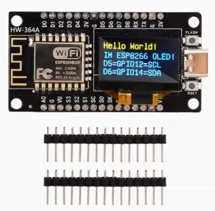 NodeMCU  ESP8266 ESP-12F For Wemos For Arduino Wifi Wireless 0.96 Inch Digital OLED Display Compatible Development Board T