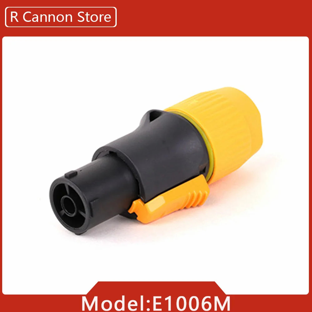 10pcs New 3Pins Waterproof Locking Male Cable Plug Female Chassis NAC3MPX or NAC3MX-W + NAC3FPX + Powercon Connector NAC3FX-W