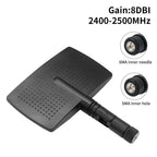 2.4G WiFi Rubber Antenna 2.4GHz WlAN Wireless Connecting MIMO Bluetooth System Directional Panel Aerial RP SMA Male
