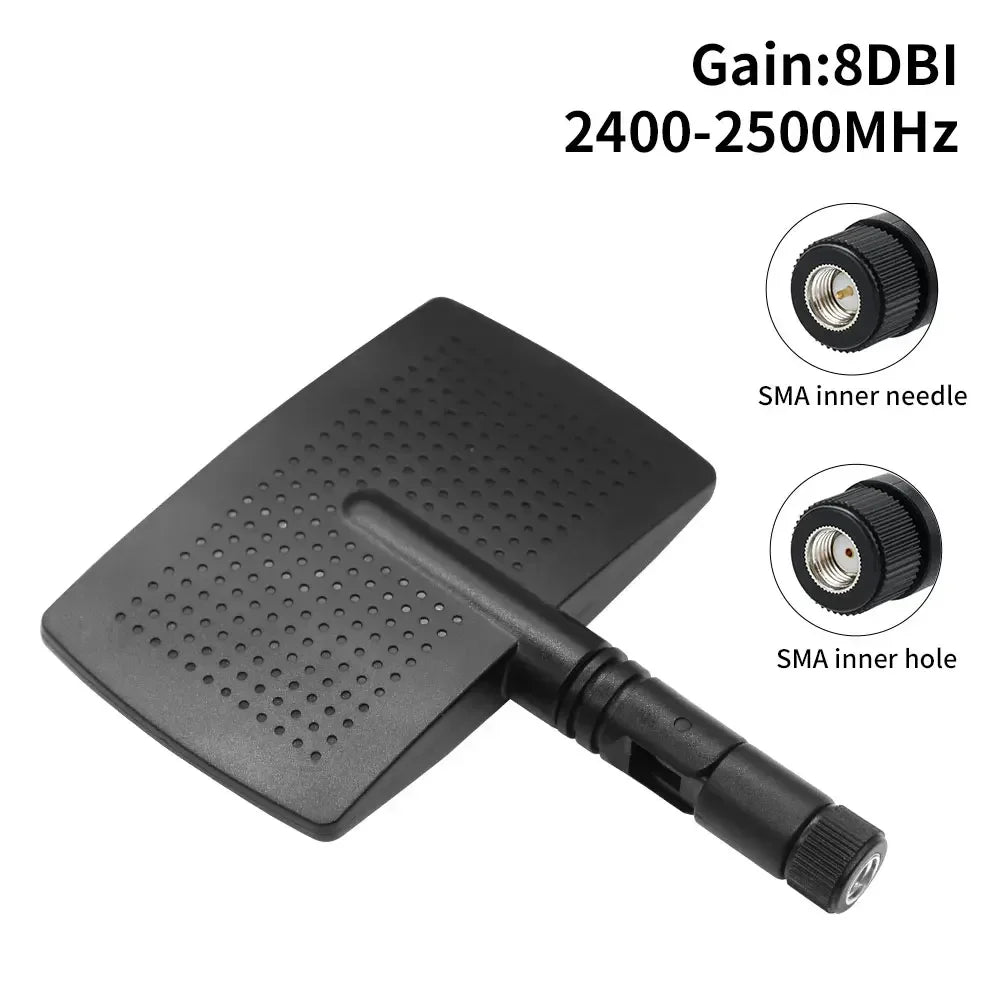 2.4G WiFi Rubber Antenna 2.4GHz WlAN Wireless Connecting MIMO Bluetooth System Directional Panel Aerial RP SMA Male