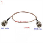 75 Ohm RG179 Pigtail Cable BNC Male Straight Right angle To BNC Male Female for HD-SDI 3G-SDI Vedio CCTV Camera Camcorder  RF
