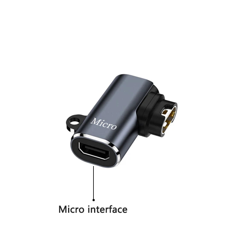 Type C/Micro/IOS USB To 4pin Charger Adapter Connector for Garmin Fenix 7/6/5/7X/6X/5X/ Venu 2 Plus Watch Charging Converter