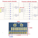 6pcs DC12V 8CH Relay Control Board Opto Isolated NPN Input 4 Digit Display For Arduino Pro Mini Programmable Timer Module