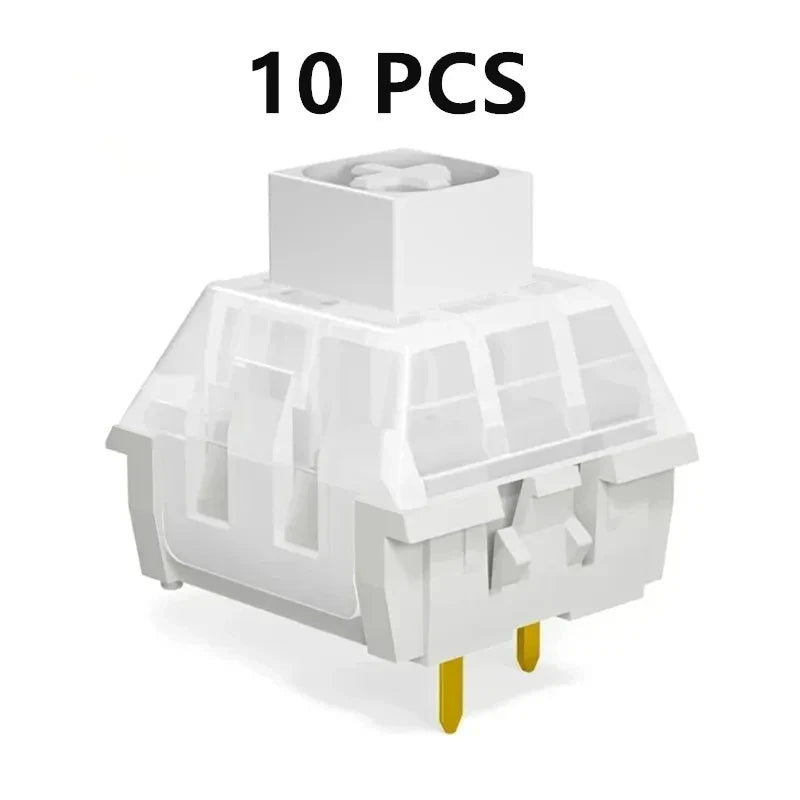 Kailh Box White DIY Custom Mechanical Keyboard Clicky White Compatible Cherry MX SMD RGB 3 Pins Tactile Switch