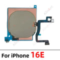 OEM Magnet Charger Panel Coil Sticker FlashLight NFC Wireless Charging Flex Cable For iPhone 16 17 Plus Air Pro Max 16e e