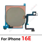 OEM Magnet Charger Panel Coil Sticker FlashLight NFC Wireless Charging Flex Cable For iPhone 16 17 Plus Air Pro Max 16e e