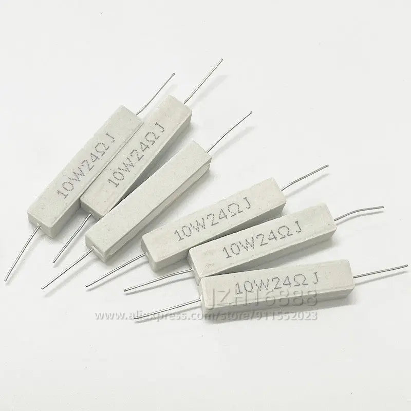 10pcs/10W 5% Cement Resistor Power Resistance 0.05 ~510K 0.1R 0.5R 10R 50R 0.22 0.33 0.5 1 2 5 8 10 15 20 25 30 100 1K 2K 3K ohm