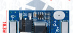 BS Lifepo4 Battery BMS 1S 3.2V 7A Charging Board Short Circuit Protection PCM Self Recovery With Temperature Protection