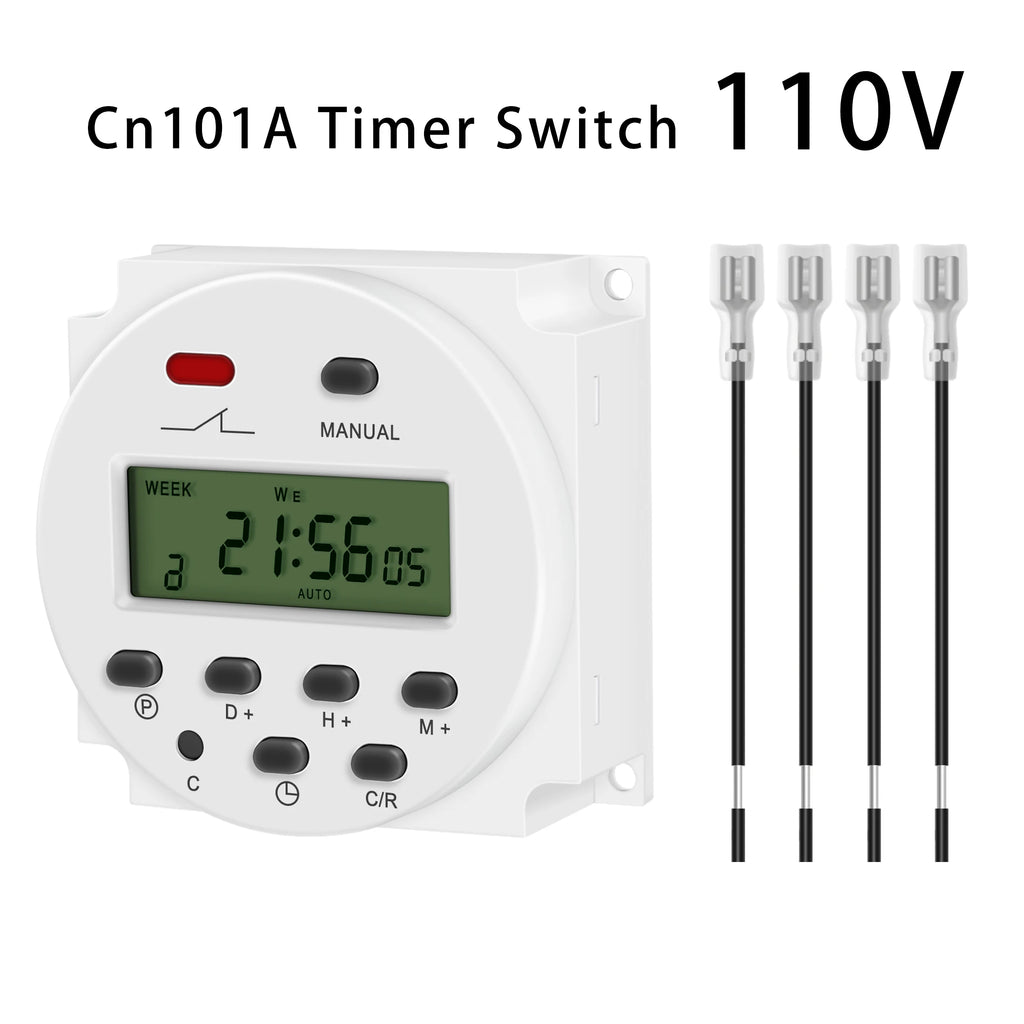 CN101A LCD Time Switch 12V 24V 110V 220V Time Relay Street Lamp Billboard Power Supply Timer