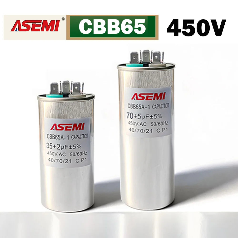 CBB65 Capacitor Dual Run Start Round