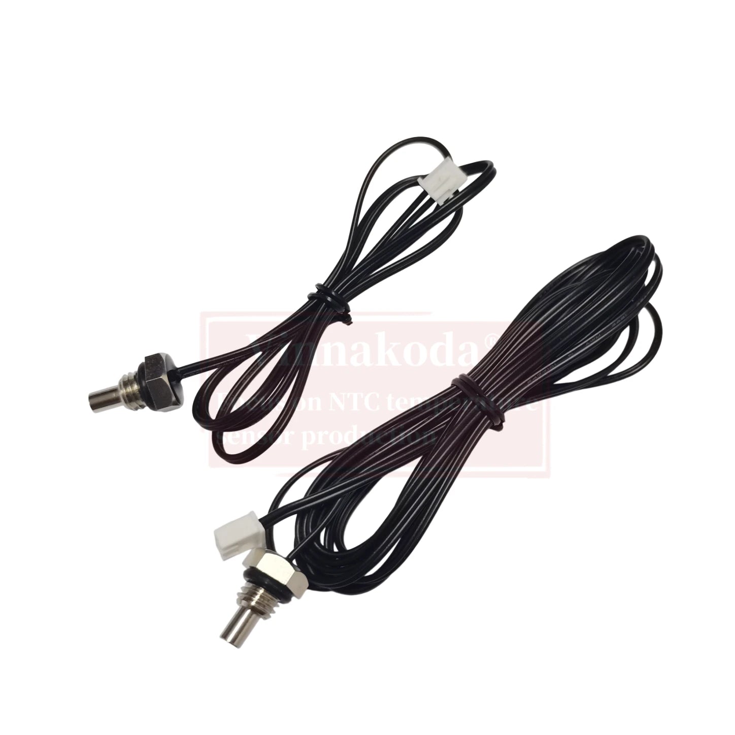 1/2/5PCS M8 Hexagonal Probe NTC Thermistor Temperature Sensor M8x1.25MM Thread B3950 5/10/15/20/50/100K L1M