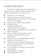 ToolkitRC M6AC 15A 300W Multifunctional LiPo Battery Charger Smart 1-6S Balance for RC Models - High Power RC Accessory