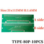 10PCS FFC/FPC Adapter Plate 0.5 to 2.54MM 4P/6P/8P/10P/12P/14P/15P/16P/20P/24P/26P/30P/32P/34P/36P/40P/45P/50P/52P/60P/80P/96P