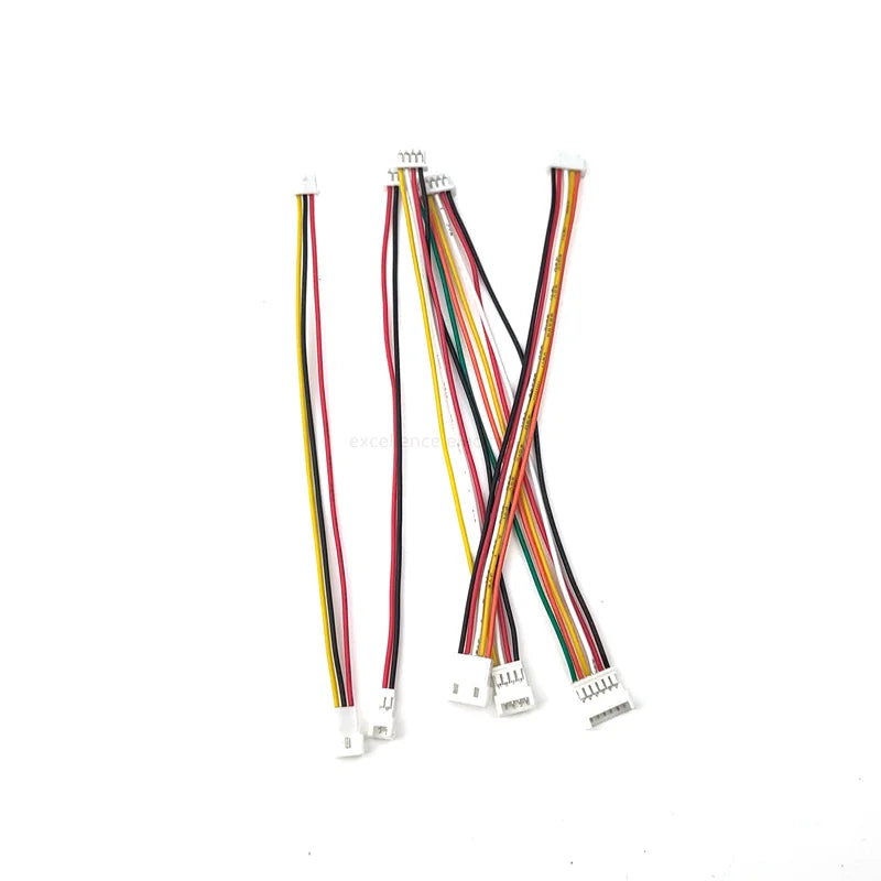 5PCS JST 1. 25mm Male Female Extension Wire 2p 3p 4p 5p 6p Double Head Air Connection Cable Pair Plug Electronic Terminal Line