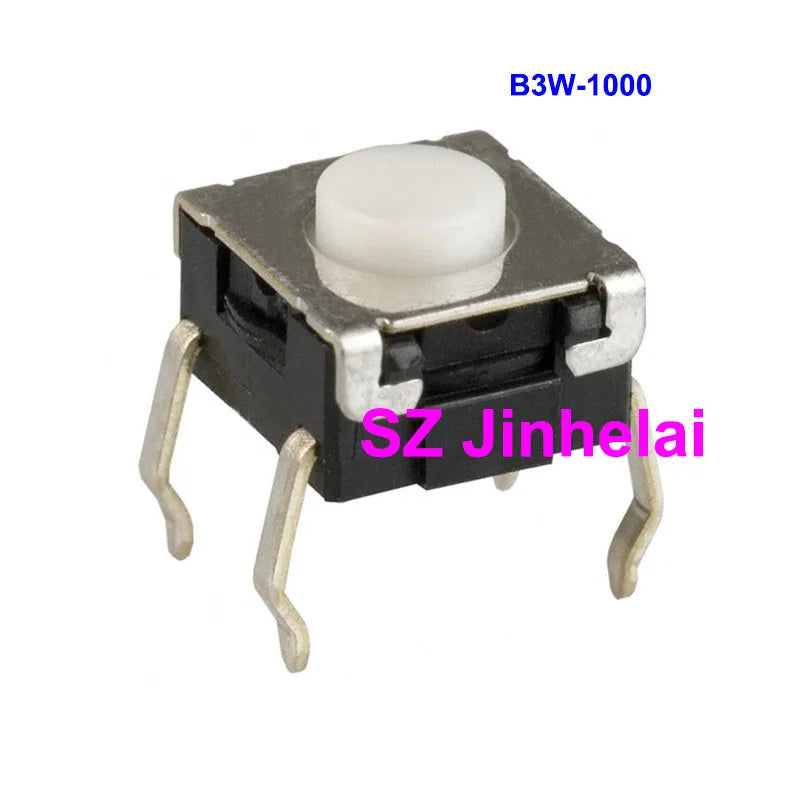 100pcs New Original Omron Waterproof Tactile Switch B3W-1000 1002 1050 1052 4000 4005 4050 4055