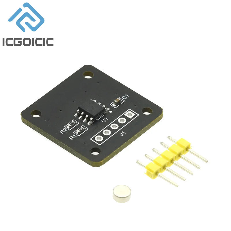 MT6701 Magnetic Encoder Magnetic Induction Angle Measurement Sensor Module 14bit High Precision Replacement AS5600