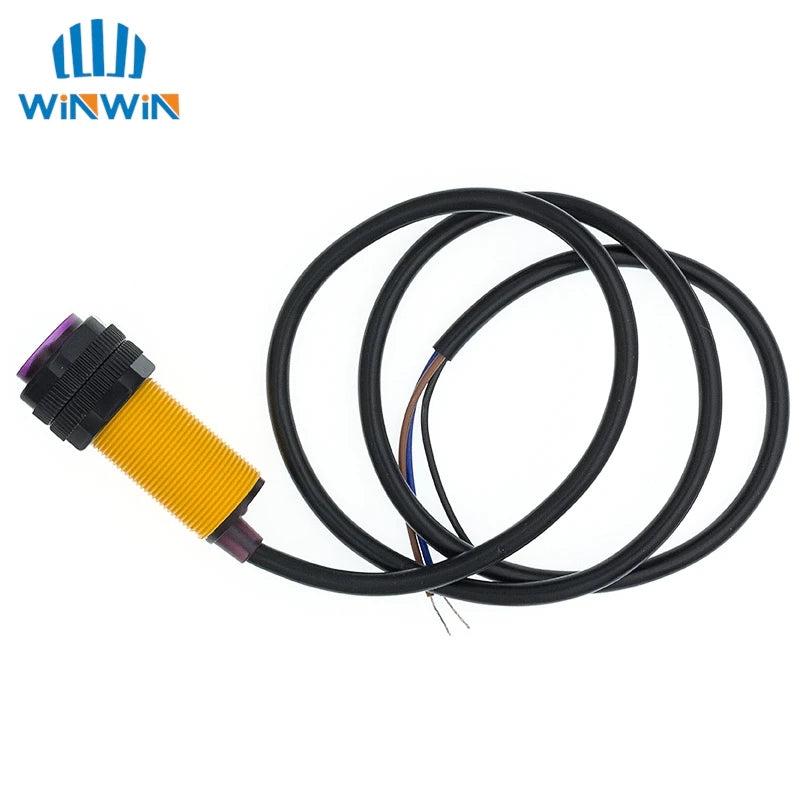 E18-D80NK Infrared Obstacle Avoidance Photoelectric Sensor Proximity Switch 3-80cm Detection Range Adjustable