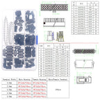 1.25mm PH2.0mm XH2.54mm MX3.0mm VH3.96mm Pitch Terminal Male Female Pin sm Dupont Connector Kit
