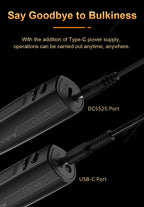 MINIWARE AirGo 140 Portable Hot Air Soldering Station 140W PD3.1 USB C BGA Desoldering Rework Tool Digital Temp Cable Box