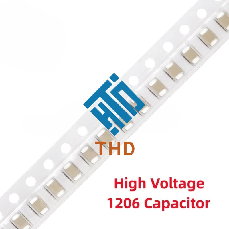 100pcs 1206 1KV 2KV 10pF 22pF 47pF 100pF 470pF 1nF 2.2nF 3.3nF 4.7nF 10nF 1000V 2000V High Voltage SMD Chip Ceramic Capacitor