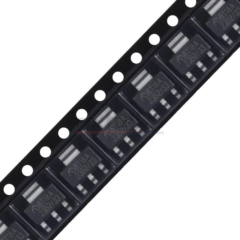 20PCS ME6118A 3.3V 5V SOT-223 ME6118A33B3G ME6118A50B3G 3V3 6118A ME6118 1A Adjustable Voltage High Speed LDO Regulators SMD IC